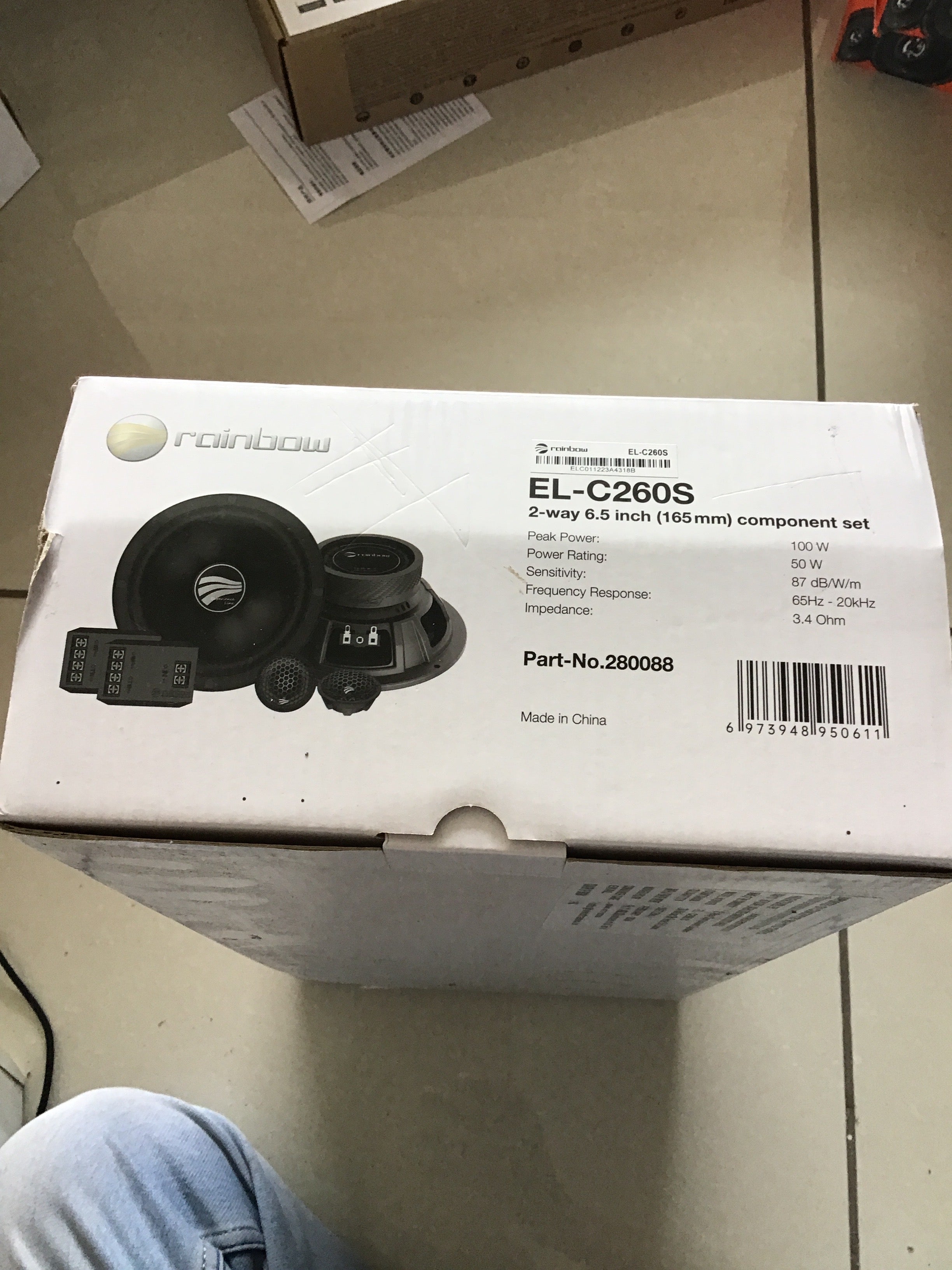 Rainbow Component EL-C260S Speaker