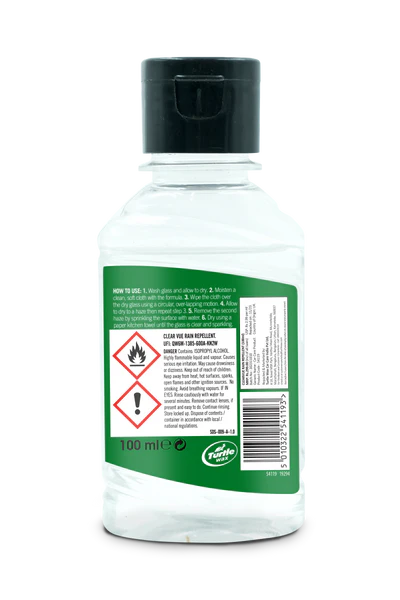 TURTLE WAX CLEAR VUE RAIN REPELLENT 100 ML