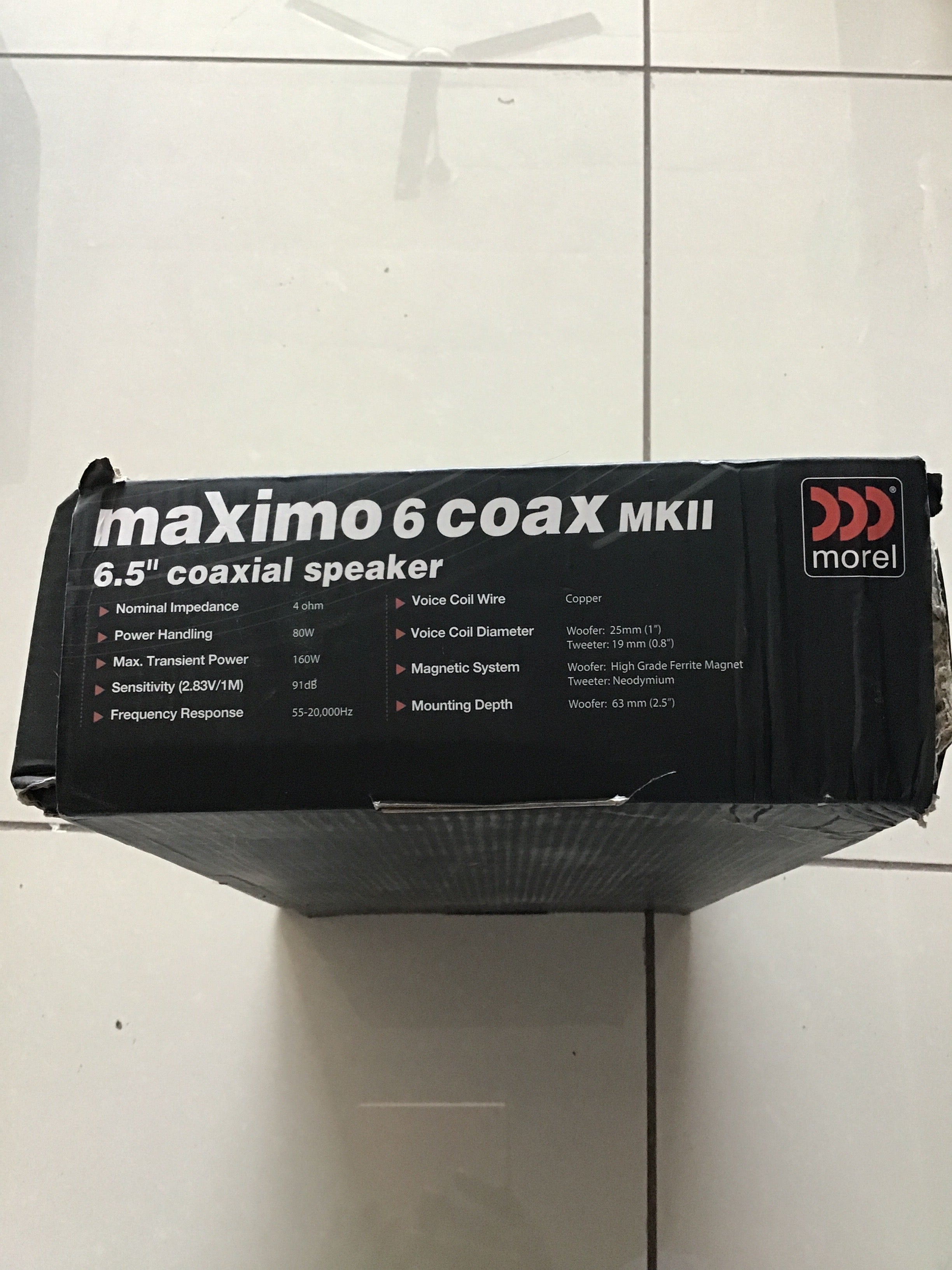 Morel Maximo 6.5” Coaxial Speaker