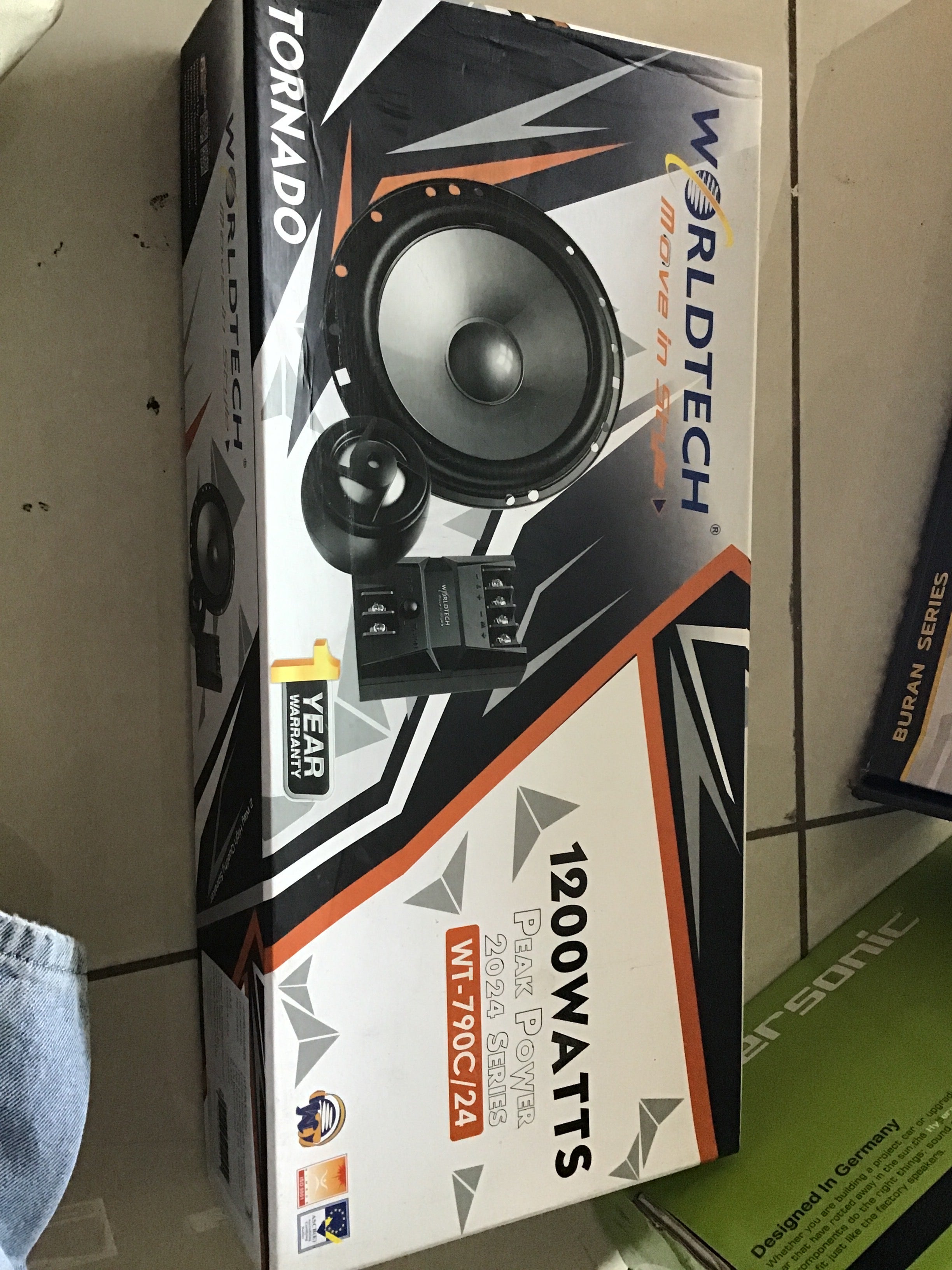 WORLDTECH WT-790C/24 COMPONENT SPEAKER