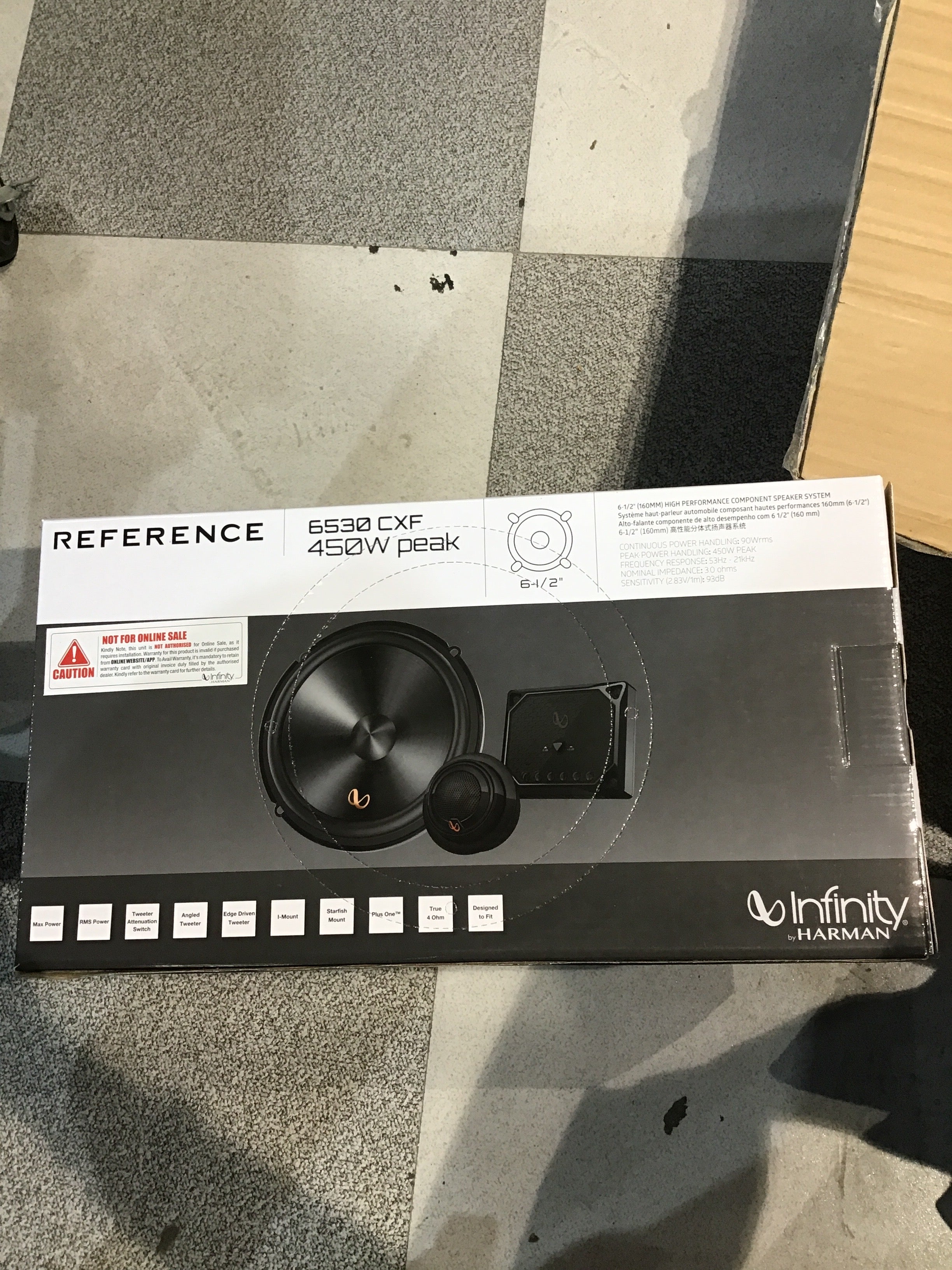 Infinity Reference 6530CXF Component Speaker