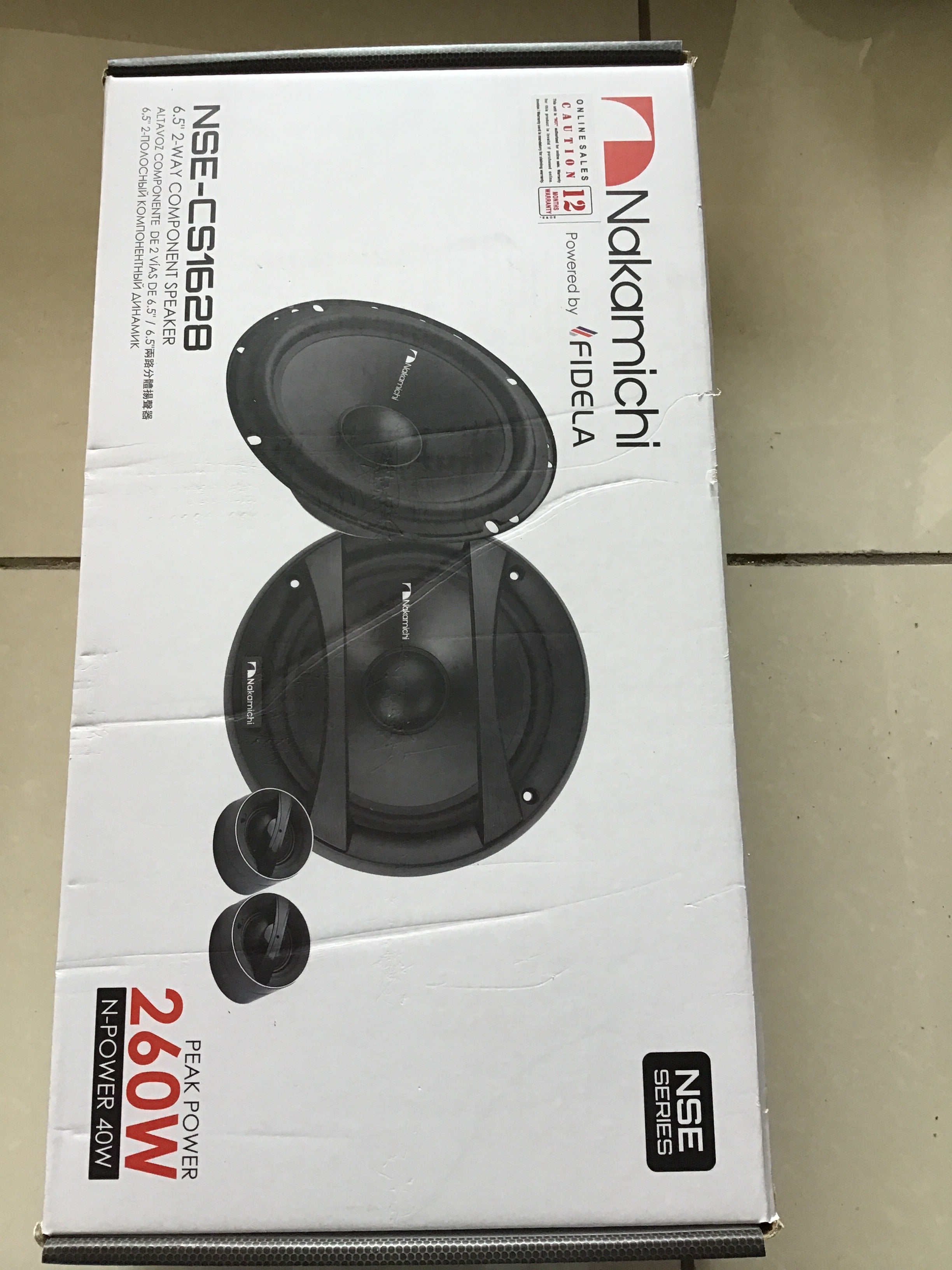 Nakamichi NSE-CS1628 Component Speaker