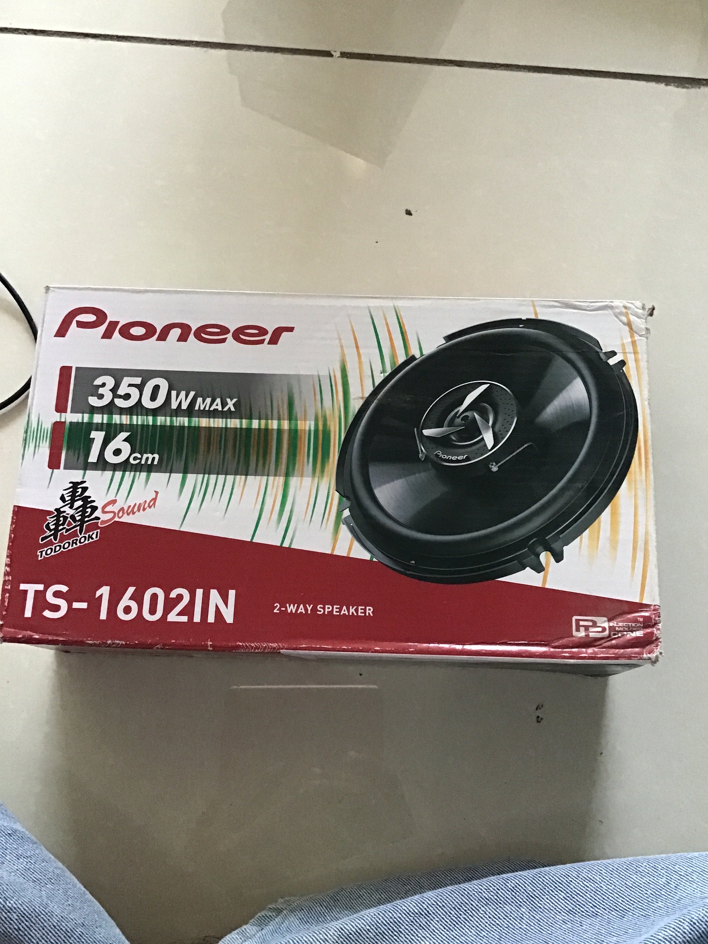 Pioneer Coaxial 2-Way 350W TS-1602IN Speaker