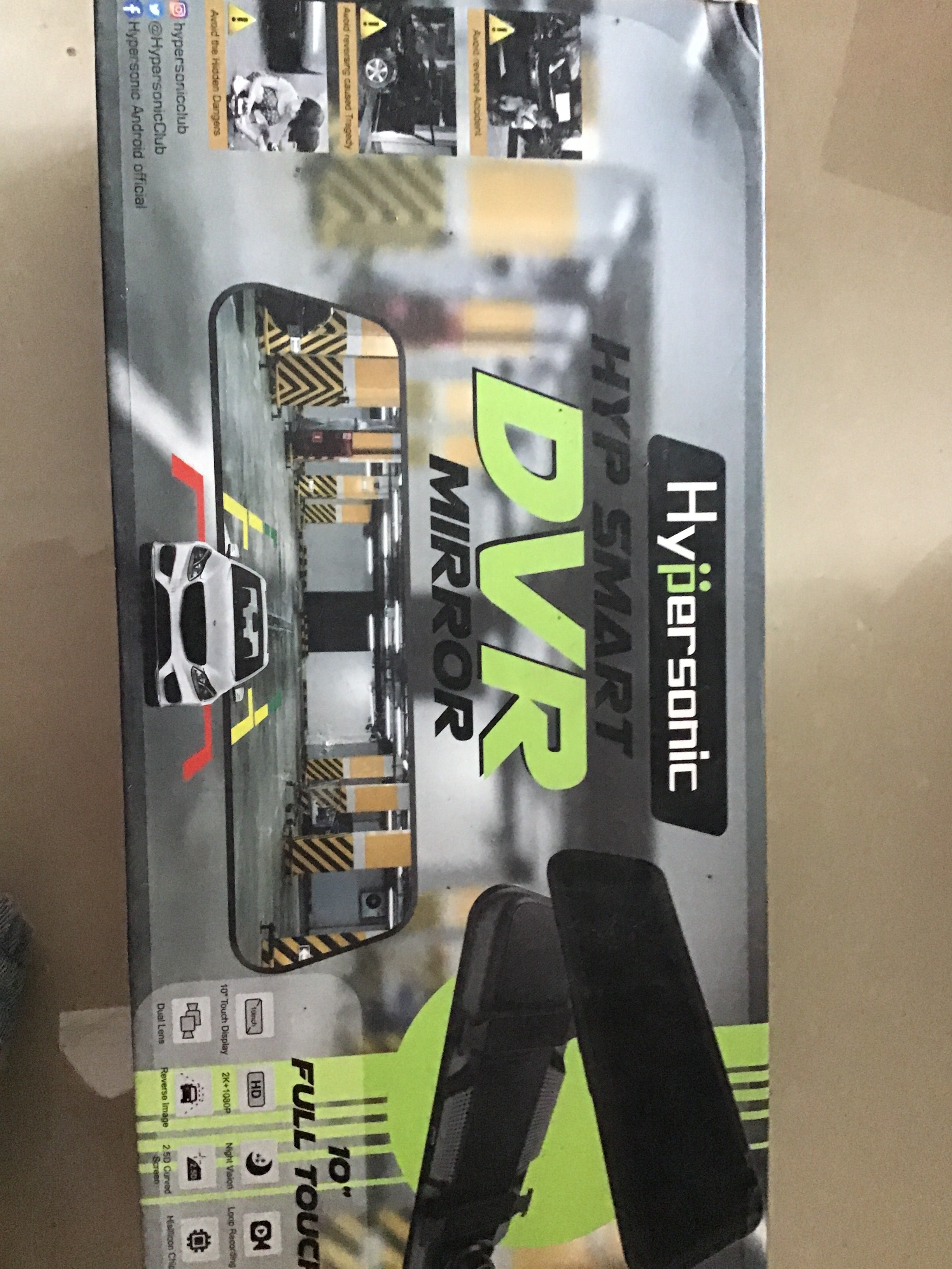 HYPERSONIC HYP SMART DVR MIRROR