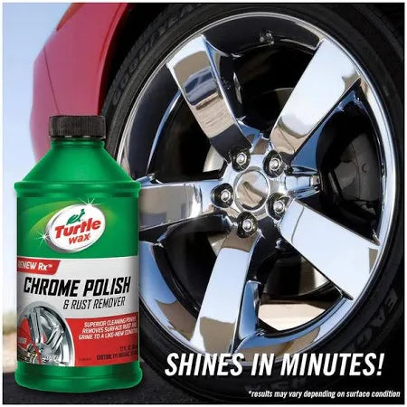 TURTLE WAX CHROME POLISH & RUST REMOVER