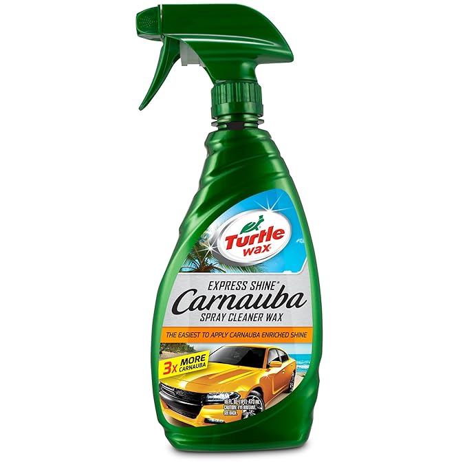 TURTLE WAX EXPRESS SHINE CARNAUBA SPRAY CLEANER WAX 473ML