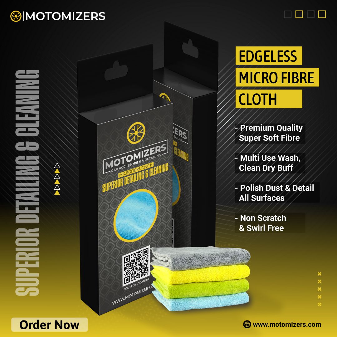 Motomizers Premium Edgeless Microfibre Cloth