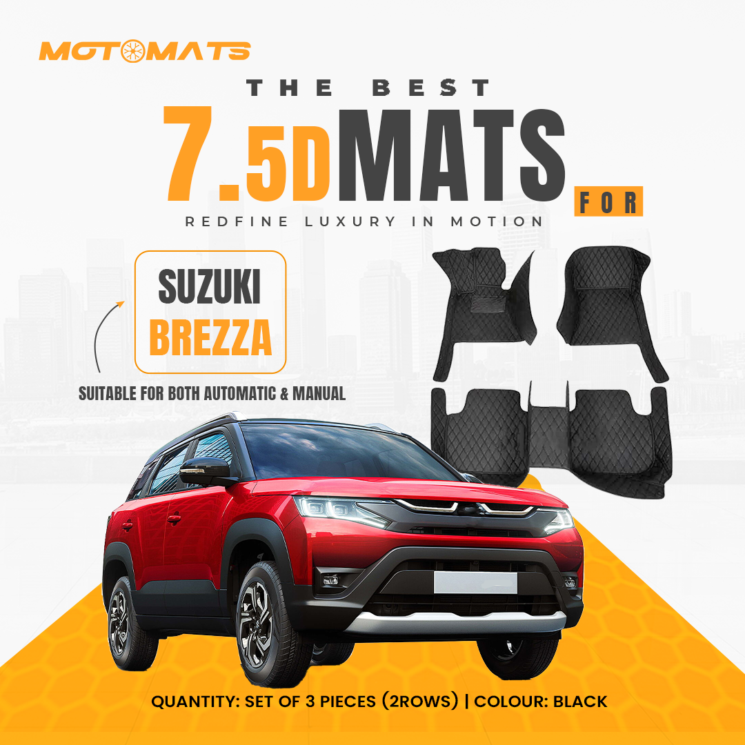 MOTOMATS 7D MAT N/BREZZA (Black)