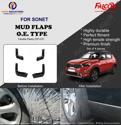 FALCON O.E. Type CAR MUD FLAP FOR KIA SONET
