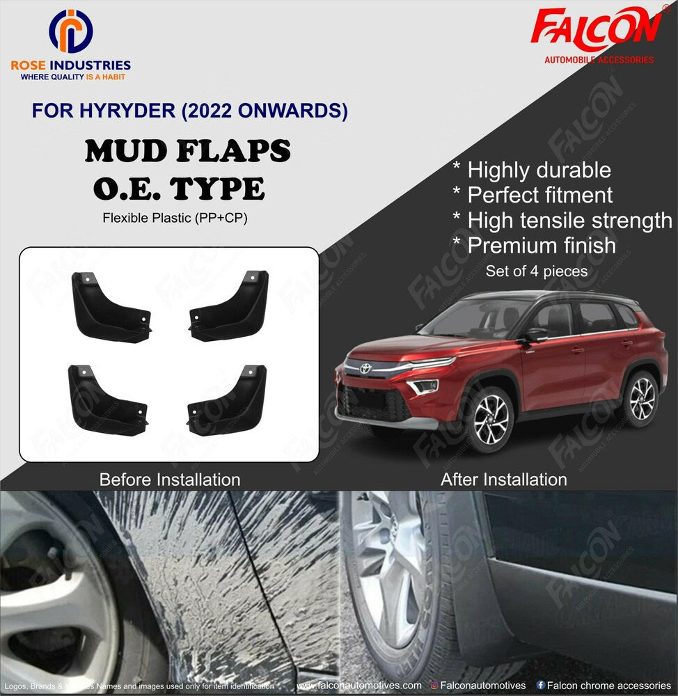 FALCON O.E. Type CAR MUD FLAP FOR MARUTI SUZUKI GRAND VITARA