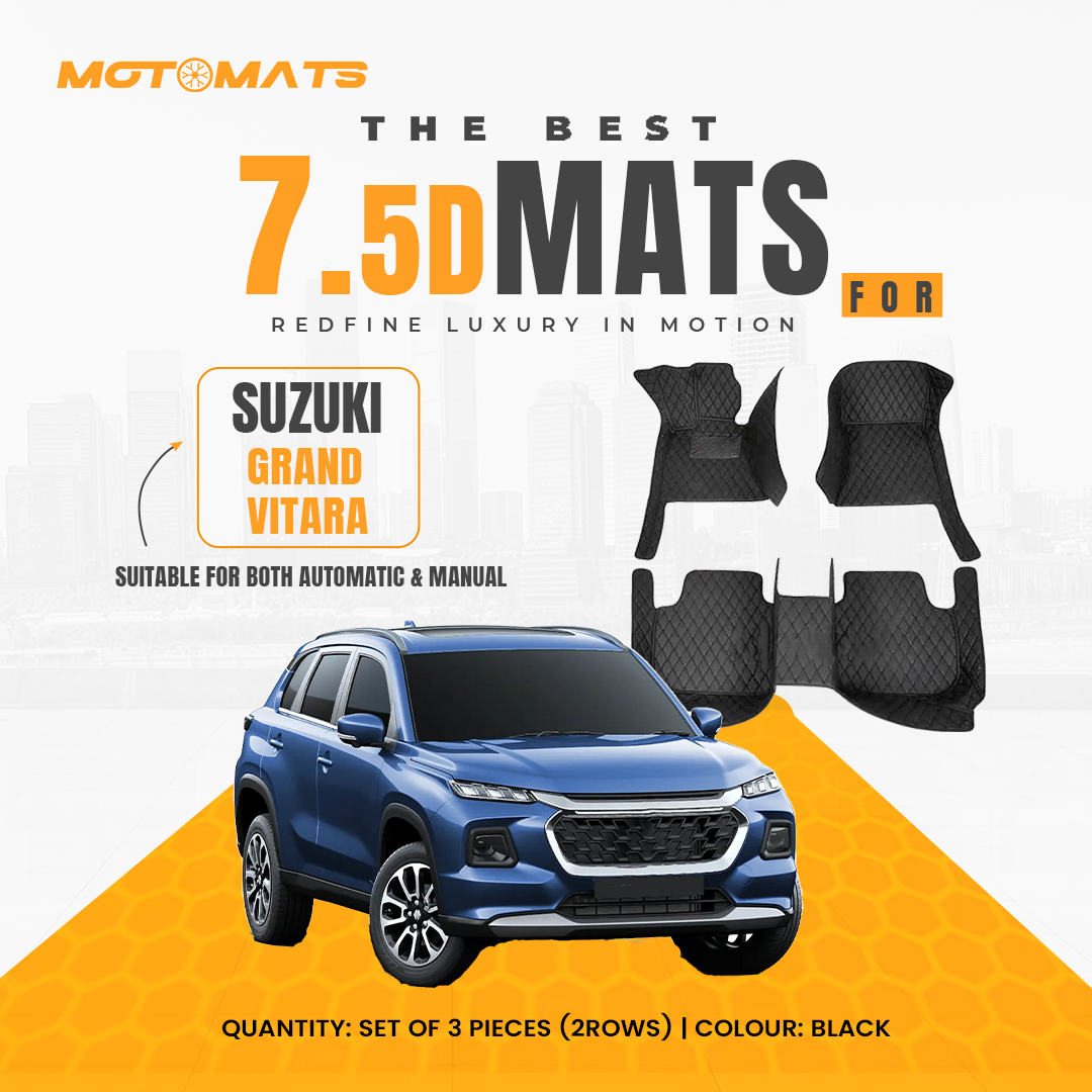 MOTOMATS 7D MAT Maruti Suzuki Vitara (Black)