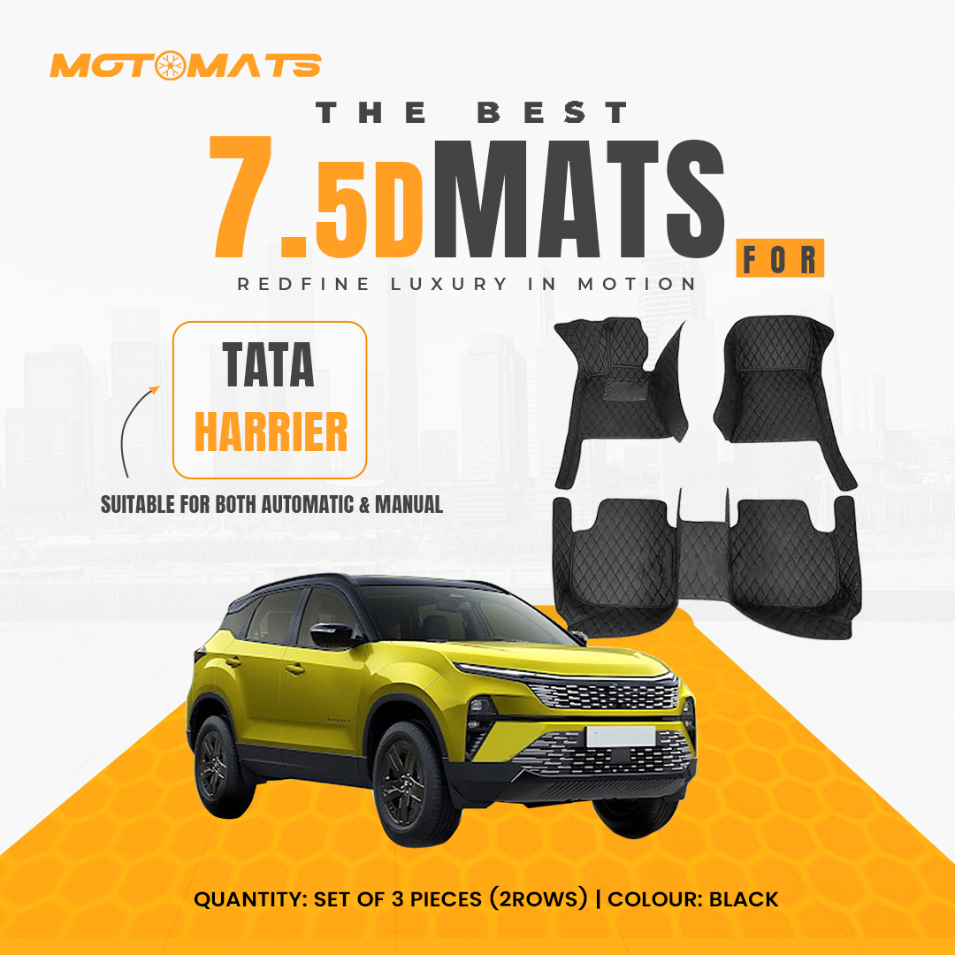 MOTOMATS 7D MAT TATA Harrier (Black)
