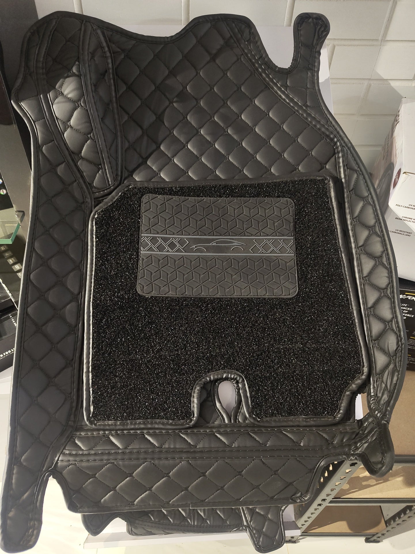 MOTOMATS 7D MAT SCROSS  (Black)