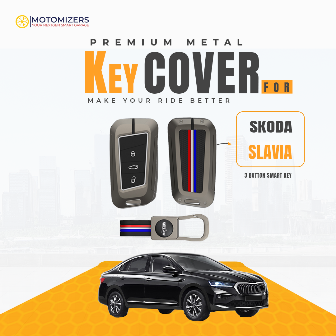 Premium Skoda Slavia Key Cover - Stylish, Durable, and Protective