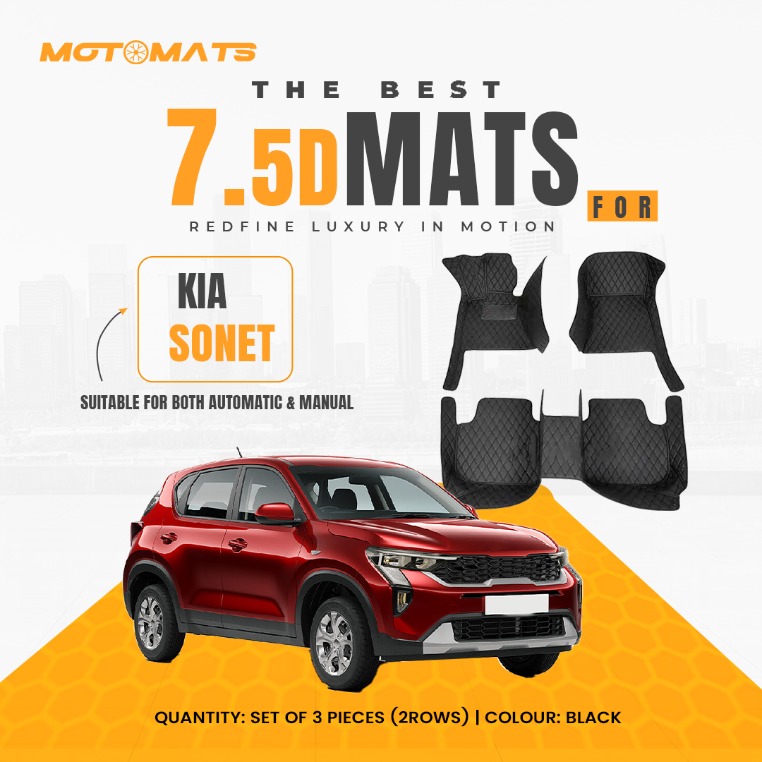 MOTOMATS 7D MAT KIA SONET (Black)