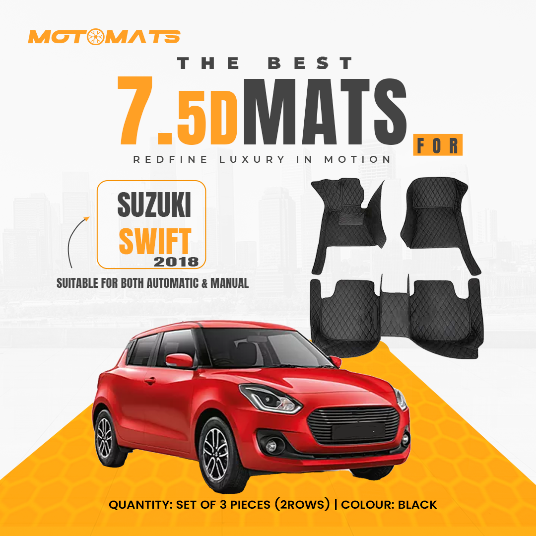 MOTOMATS 7D MAT Maruti Suzuki Swift 2018
