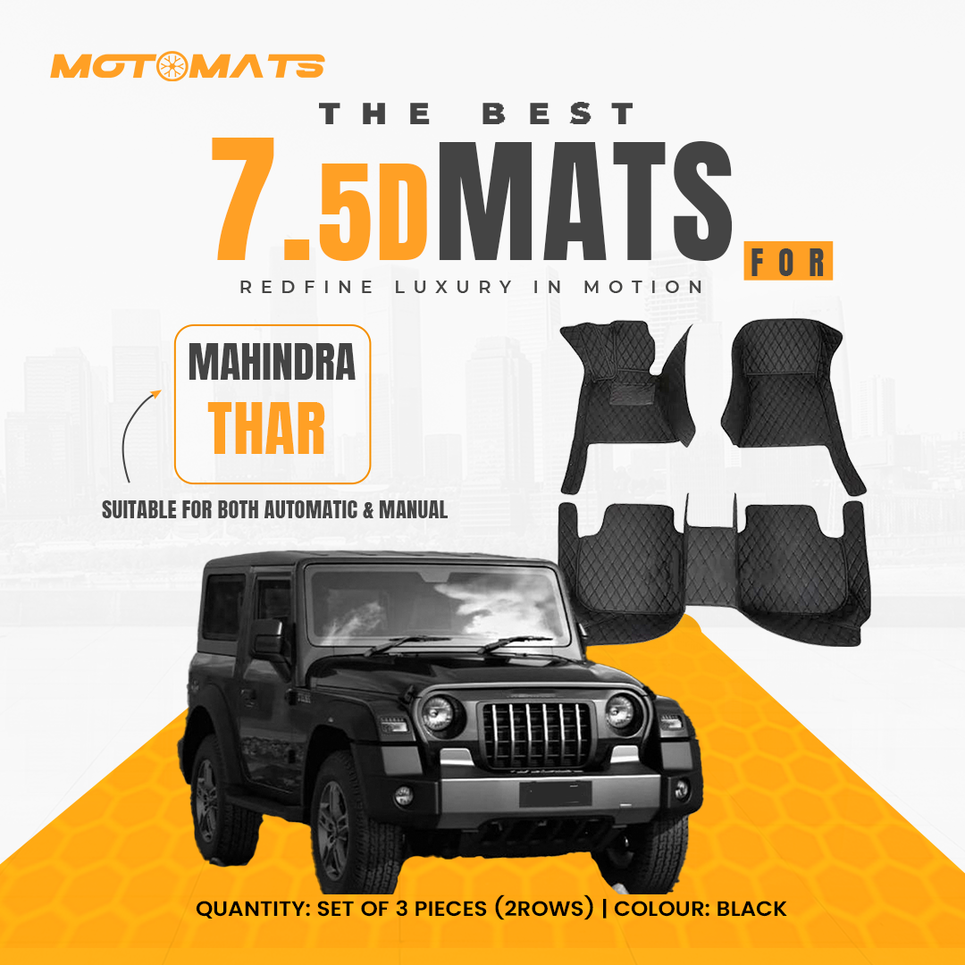 MOTOMATS 7D MAT THAR ROXX (Black)