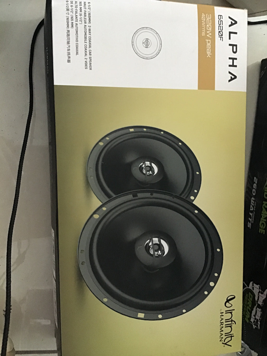 Infinity Alpha 6520F coaxial speakers – Motomizers