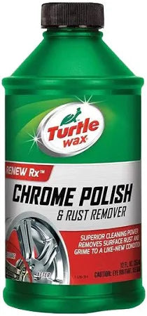 TURTLE WAX  CHROME POLISH & RUST REMOVER