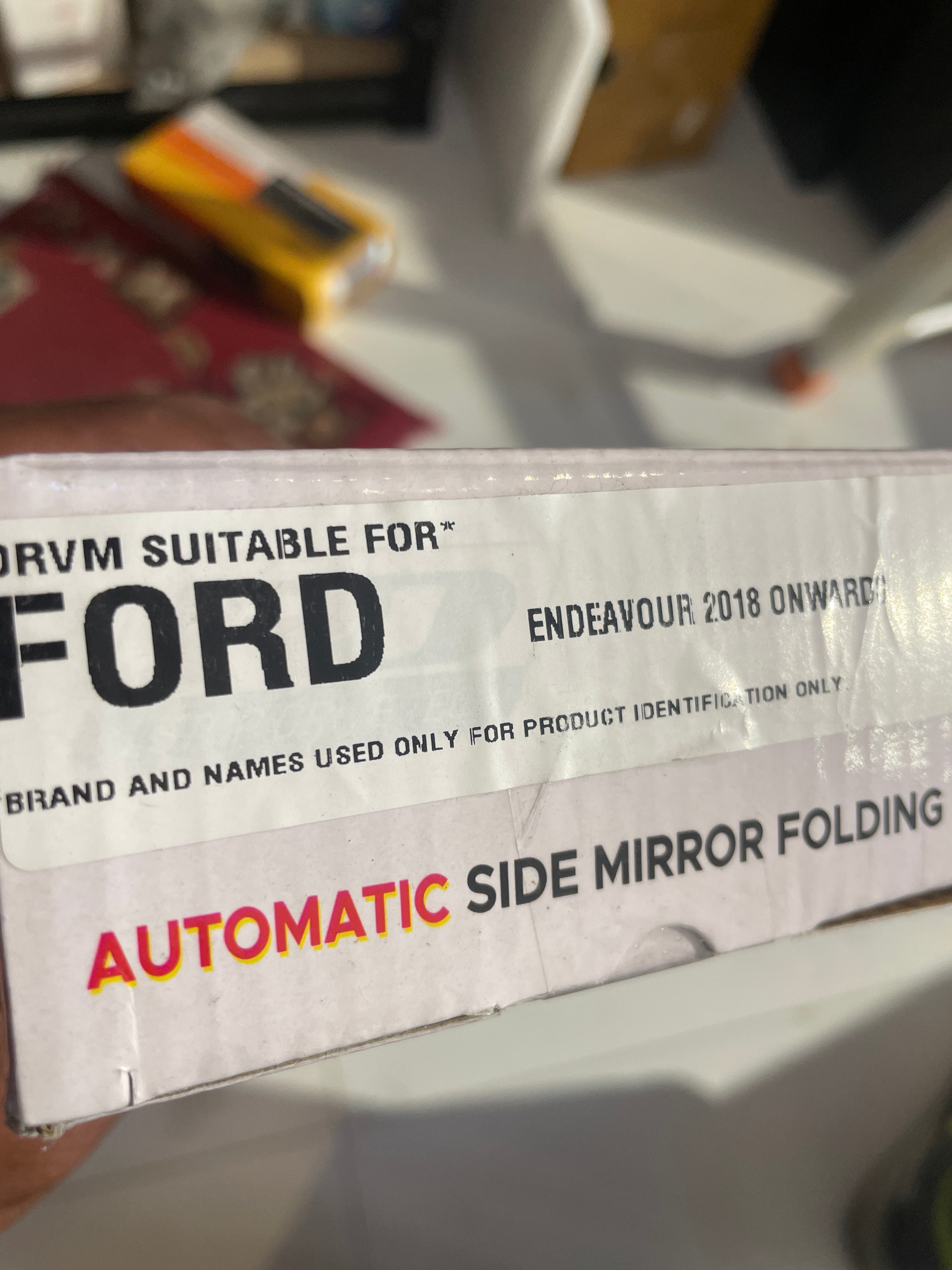 AUTOMATIC SIDE MIRROR FOLDING KIT FORD ENDEAVOUR 2018 ONWARDS